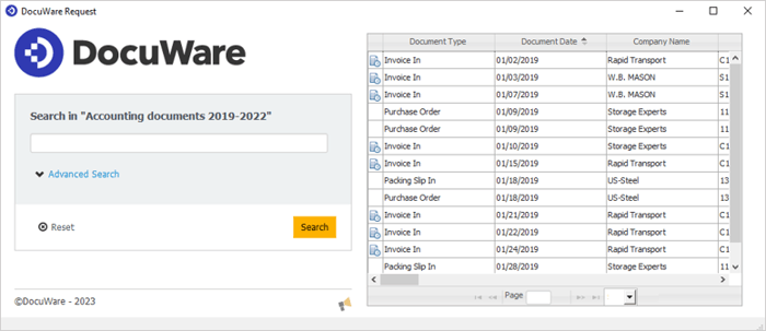 Handover documents for audit